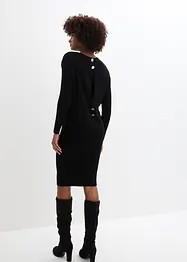 Strikket kjole med vest 2-delt sett, bonprix