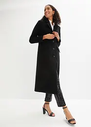 Kåpe i ull-look og maxi-lengde, bonprix