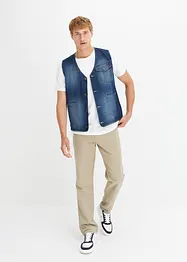 Jeansvest av økologisk bomull, Regular Fit, bonprix