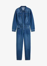 Denim-jumpsuit, Barrel Fit, bonprix