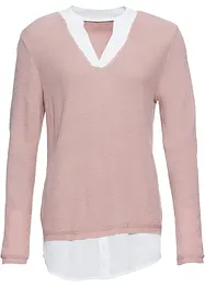 Genser med isydd bluse, bonprix