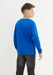 Langermet topp med økologisk bomull (3-pack), bonprix