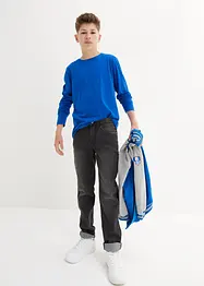 Langermet topp med økologisk bomull (3-pack), bonprix