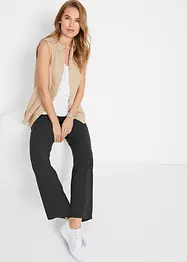 Slip on-viskosebukse med komfortlinning, bonprix