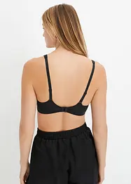 Vattert bralette uten bøyle i blankt materiale, bpc bonprix collection