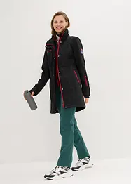 Softshell-jakke med stretch, 2-i-1 look, bonprix