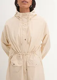 Overgangsparkas med trench-look og justering i midjen, bonprix