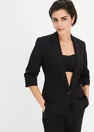 Blazer med draperte ermer, bonprix