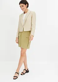 Kort bouclé-blazer, bonprix