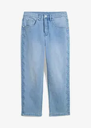 Capri-jeans med dekor-sømmer, bonprix