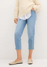 Capri-jeans med dekor-sømmer, bonprix