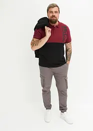 Piké poloshirt i økologisk bomull, slim fit, bonprix