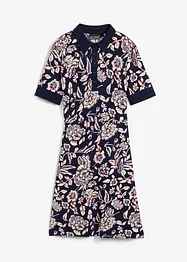 Polo-kjole med blomsterprint, bonprix