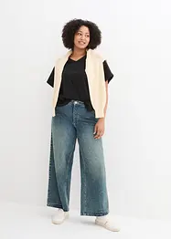 Wide Leg-jeans, High Waist, bonprix