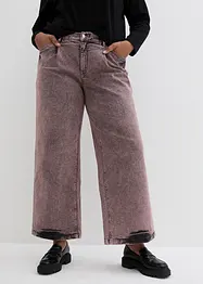 Wide Leg-jeans High Waist, stretch, bonprix