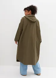 Overgangsparkas med trench-look og justering i midjen, bonprix