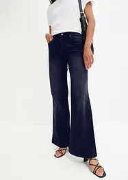 Wide Leg-jeans, Mid Waist, stretch, bonprix