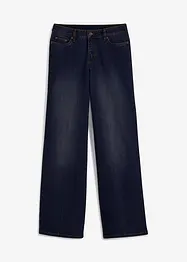 Wide Leg-jeans, Mid Waist, stretch, bonprix