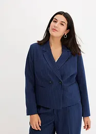 Kort blazer med nålestriper, bonprix