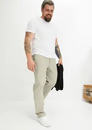 Loose Fit stretch-chinos med økologisk bomull, Straight, bonprix