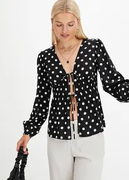 Bluse med print, bonprix