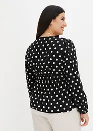 Bluse med print, bonprix