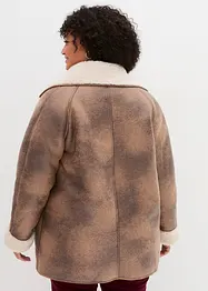 Shearling-jakke med lommer, bpc bonprix collection