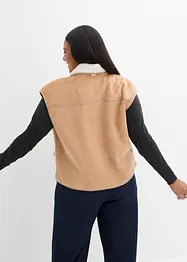 Vest i imitert lammeskinn, bonprix