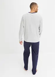 Enkel pyjamas med V-hals, bonprix