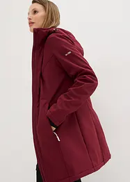 Lang funksjons-softshelljakke med teddyfleece, bonprix