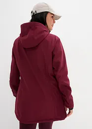 Lang funksjonsjakke i softshellmateriale med pilefleece, bonprix