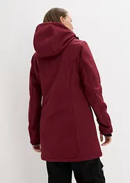 Lang funksjons-softshelljakke med teddyfleece, bonprix
