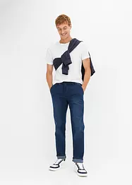 Regular Fit slip on-jeans med komfortsnitt, Straight, bonprix