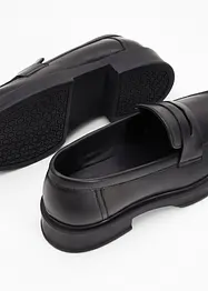 Loafers i skinn, bonprix