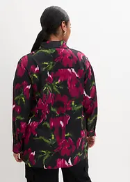 Satengbluse med print, bonprix