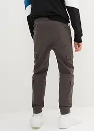 Slip on-cargobukse i 100% bomull, Regular Fit, bonprix
