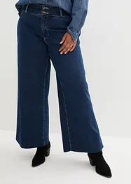 Wide Leg-jeans High Waist, stretch, bonprix