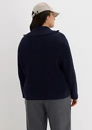 Cardigan med glidelås, bonprix