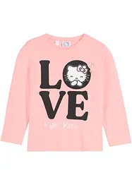 Langermet shirt med Hello Kitty for barn, bonprix