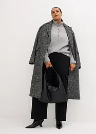 Oversized ullgenser med alpakka, bonprix