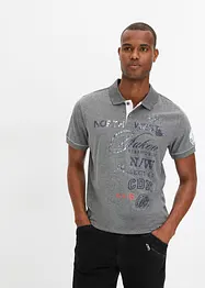 Kortermet poloskjorte i jersey, bonprix