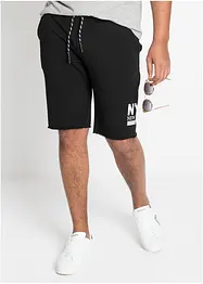 Sweat-bermudashorts med åpne kanter, bonprix