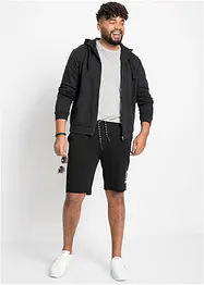 Sweat-bermudashorts med åpne kanter, bonprix