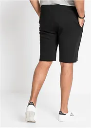 Sweat-bermudashorts med åpne kanter, bonprix