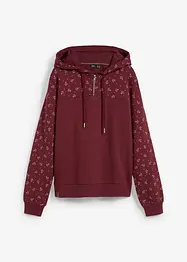 Hettesweatshirt med glidelås, bonprix