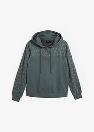 Hettegenser i 100% bomull med glidelås, bonprix