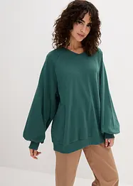 Oversized topp i 100% bomull, bonprix