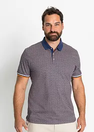 Kortermet jersey-poloskjorte i 100% økologisk bomull, bonprix