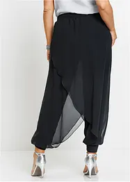 Bukse med chiffon, bonprix