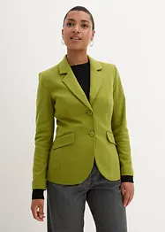 Jersey-blazer i bomull, innsvingt, bonprix